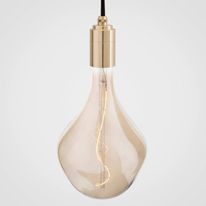 Nine Pendant in Brass + Voronoi II - Sweatfully