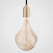 Linear Triple Pendant in Brass + Voronoi II - Sweatfully