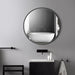 Reflections Sleek Modern Black Aluminum Framed Wall Mirror - Sweatfully