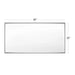 Reflections Sleek Modern Black Aluminum Framed Beveled Wall Mirror - Sweatfully