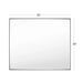Reflections Sleek Modern Black Aluminum Framed Beveled Wall Mirror - Sweatfully