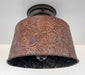 Copper Bronze Embossed Drum Ceiling Light - Sweatfully