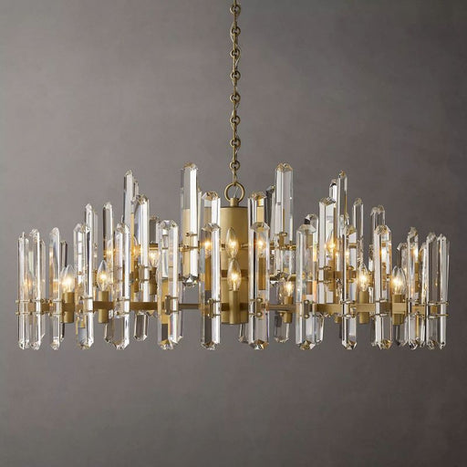 Browning Prism Round Chandelier 48" - Sweatfully
