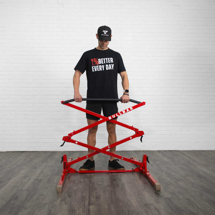 BULLBAR 2.0 - Portable Pull-up Bar and Dip Station - Sweatfully