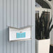 ButterFly Box in ARCTIC WHITE - Wall Mount Mailbox - Sweatfully