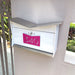 ButterFly Box in ARCTIC WHITE - Wall Mount Mailbox - Sweatfully