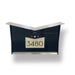 ButterFly Box in JET BLACK - Wall Mount Mailbox - Sweatfully