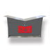 ButterFly Box in DESIGNER GRAY - Wall Mount Mailbox - Sweatfully