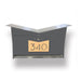 ButterFly Box in DESIGNER GRAY - Wall Mount Mailbox - Sweatfully
