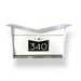 ButterFly Box in ARCTIC WHITE - Wall Mount Mailbox - Sweatfully
