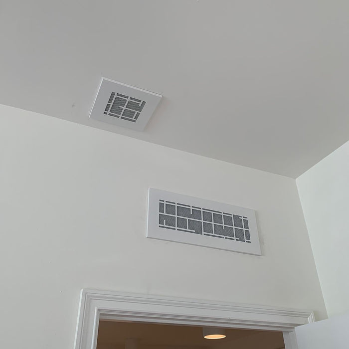 CleanVent Contemporary Pattern - Custom Vent Cover - AC Ceiling Vent - Sweatfully