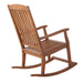 Telluride Oiled Teak Outdoor Patio Rocking Chair - Sweatfully