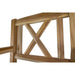 Åre Natural Teak Outdoor Patio Dining Chair with Arm Rests - Sweatfully