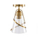 7 Inch Walker 1-Light Semi-Flush Mount Ceiling Light - Sweatfully