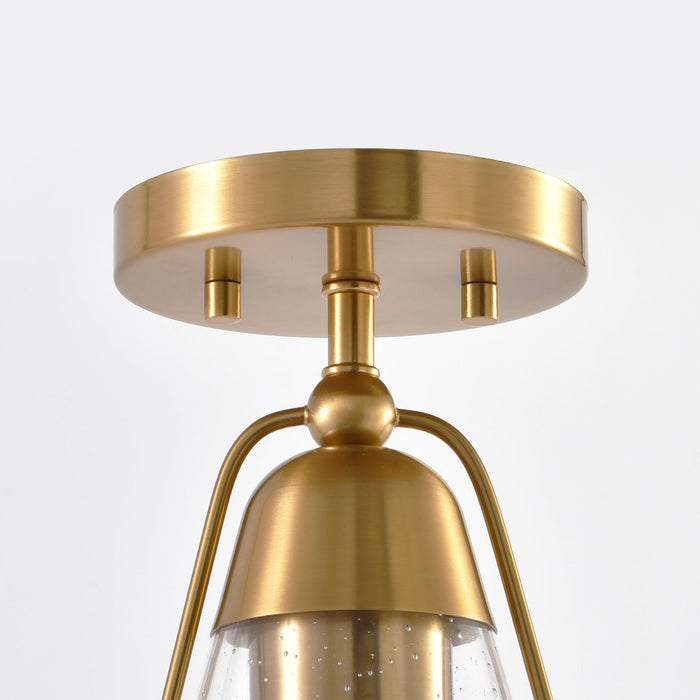 7 Inch Walker 1-Light Semi-Flush Mount Ceiling Light - Sweatfully
