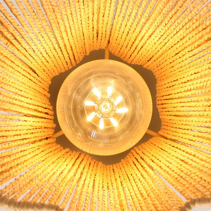 7 Inch Yves 1-Light Semi-Flush Mount Ceiling Light - Sweatfully