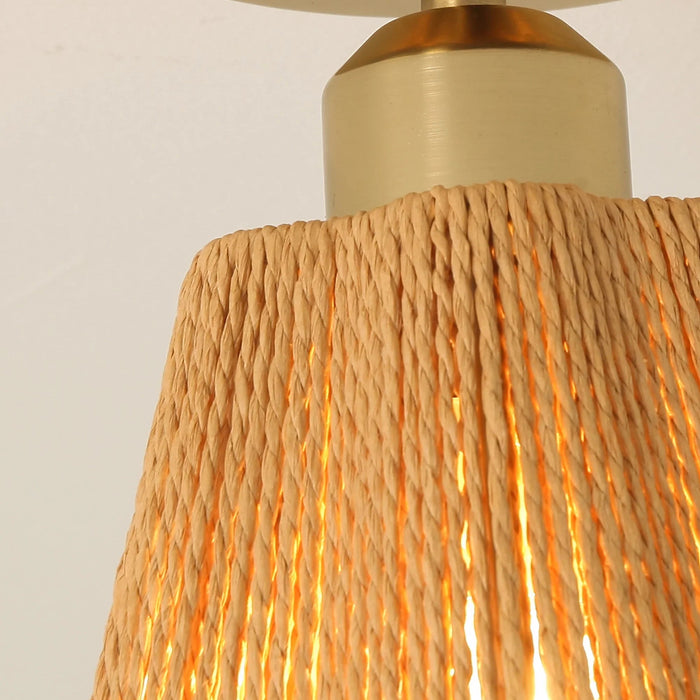 7 Inch Yves 1-Light Semi-Flush Mount Ceiling Light - Sweatfully