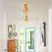 7 Inch Yves 1-Light Semi-Flush Mount Ceiling Light - Sweatfully