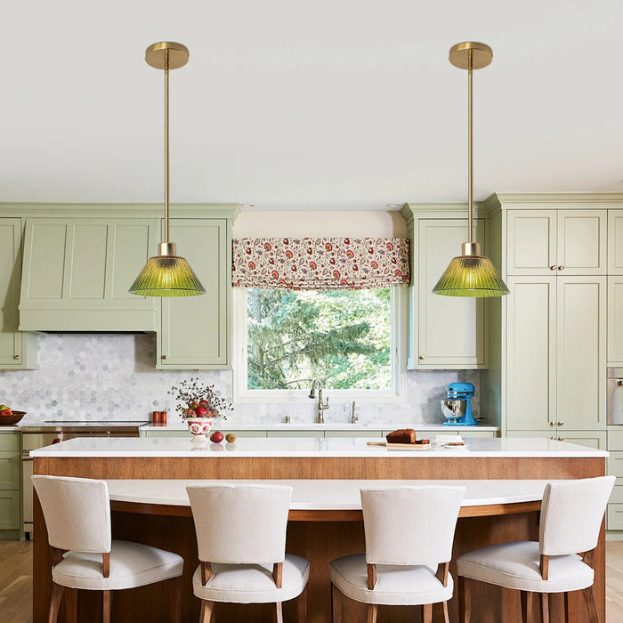 7.5 Inch Yetta 1-Light Island Pendant Light - Sweatfully