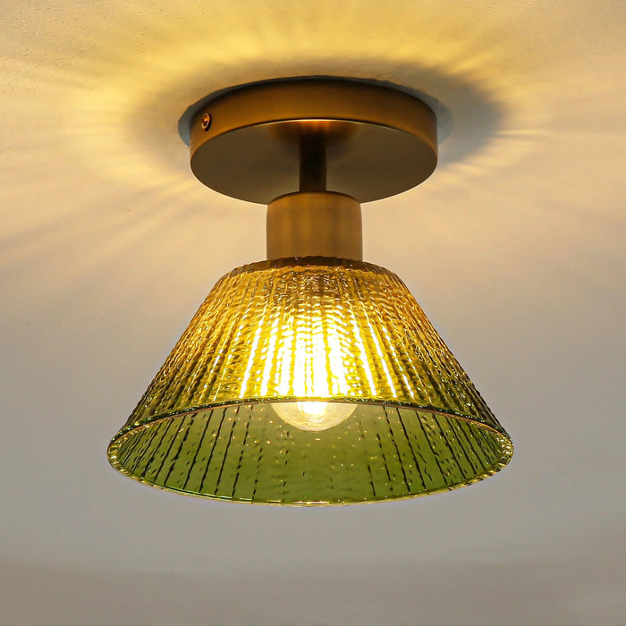 3.5 Inch Paula 1-Light Semi-Flush Mount Ceiling Light - Sweatfully