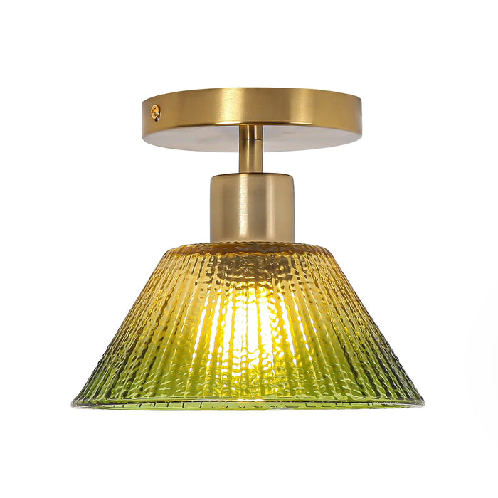 3.5 Inch Paula 1-Light Semi-Flush Mount Ceiling Light - Sweatfully