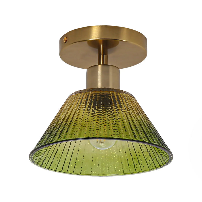 3.5 Inch Paula 1-Light Semi-Flush Mount Ceiling Light - Sweatfully