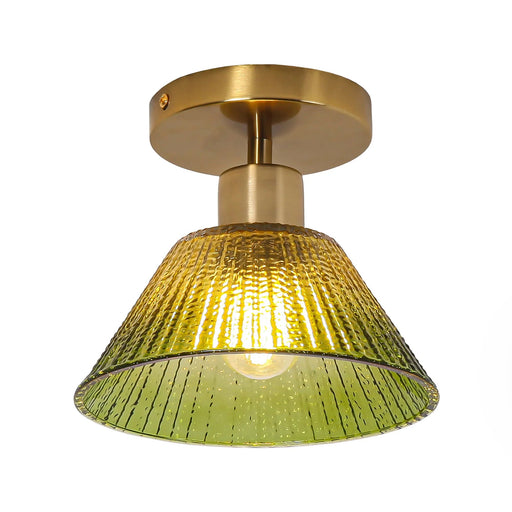 3.5 Inch Paula 1-Light Semi-Flush Mount Ceiling Light - Sweatfully