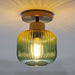 6 Inch Bard 1-Light Semi-Flush Mount Ceiling Light - Sweatfully