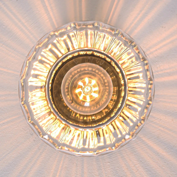 9 Inch Gerald 1-Light Semi-Flush Mount Ceiling Light - Sweatfully