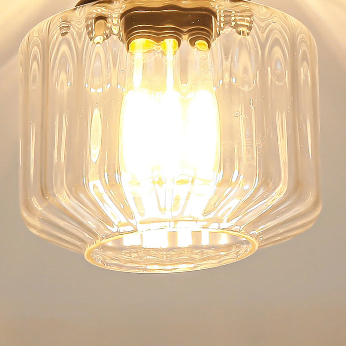 6 Inch Marico 1-Light Semi-Flush Mount Ceiling Light - Sweatfully
