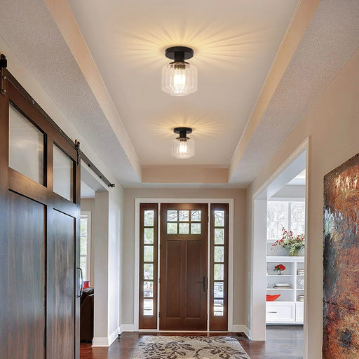 6 Inch Marico 1-Light Semi-Flush Mount Ceiling Light - Sweatfully