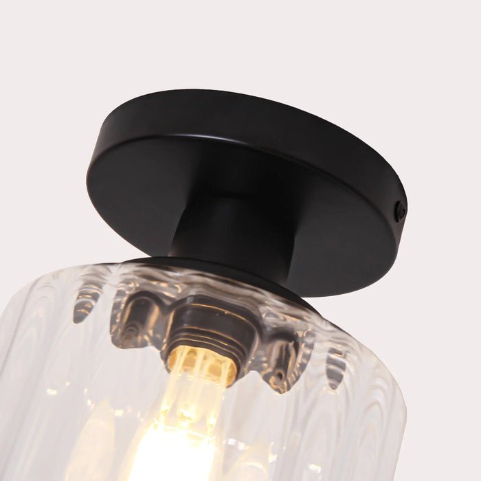 6 Inch Marico 1-Light Semi-Flush Mount Ceiling Light - Sweatfully