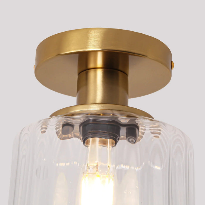 6 Inch Marico 1-Light Semi-Flush Mount Ceiling Light - Sweatfully