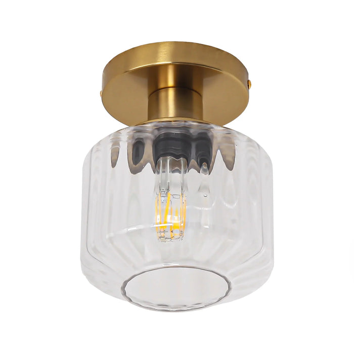 6 Inch Marico 1-Light Semi-Flush Mount Ceiling Light - Sweatfully