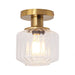 6 Inch Marico 1-Light Semi-Flush Mount Ceiling Light - Sweatfully