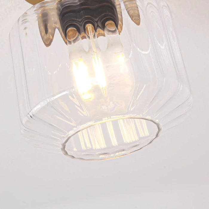 6 Inch Marico 1-Light Semi-Flush Mount Ceiling Light - Sweatfully