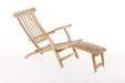 Telluride Teak Outdoor Sun Lounger - Sweatfully