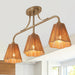 30 Inch Paddy 3-Light Chandelier - Sweatfully