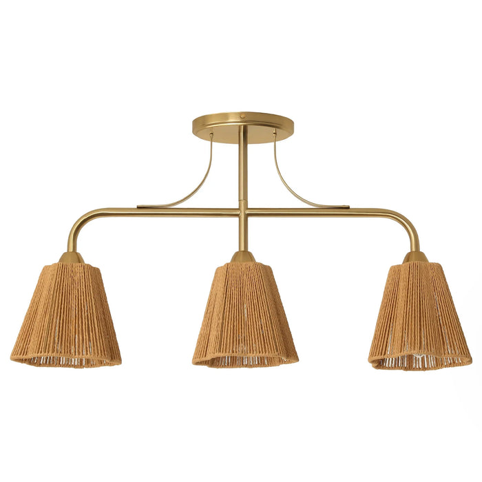 30 Inch Paddy 3-Light Chandelier - Sweatfully