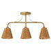 30 Inch Paddy 3-Light Chandelier - Sweatfully