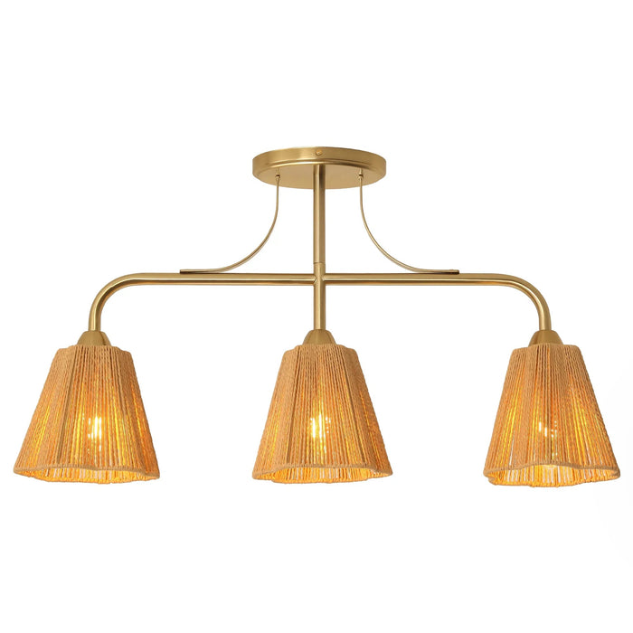30 Inch Paddy 3-Light Chandelier - Sweatfully