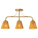 30 Inch Paddy 3-Light Chandelier - Sweatfully