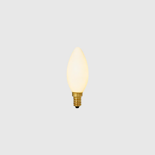 Candle E12 Matte White LED Bulb - Sweatfully