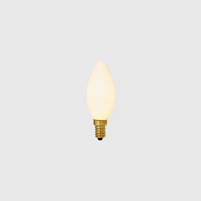 Candle E12 Matte White LED Bulb - Sweatfully