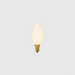 Candle E12 Matte White LED Bulb - Sweatfully