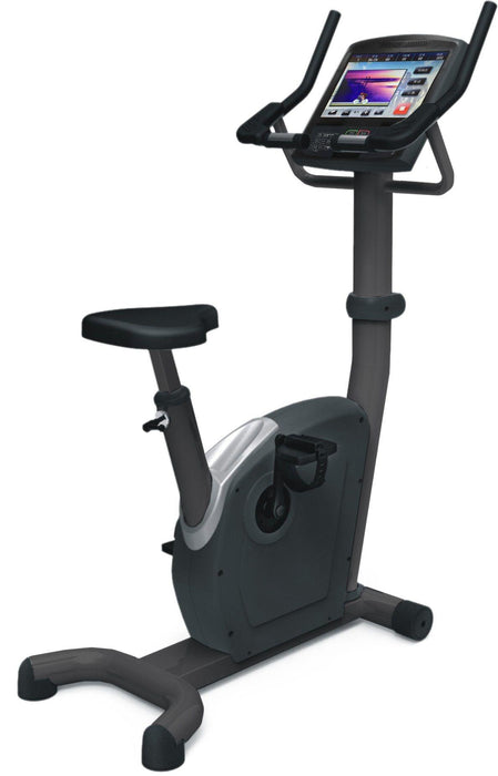Commercial Upright Bike - Touch Screen - Muscle D Fitness -  Adjustable Seat - Contact Heart Rate - Sweatfully