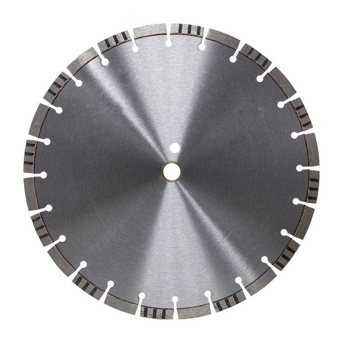 14” Premium Diamond Blade for Concrete, Rebar, Brick & Block - 12mm Turbo Segments - Sweatfully