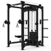 Power Rack with Dual Cable Stack & Accessories - Vanta Series - Sweatfully