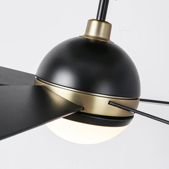 52" Indutrial 5 Blades Ceiling Fan with LED Lighting - Sweatfully
