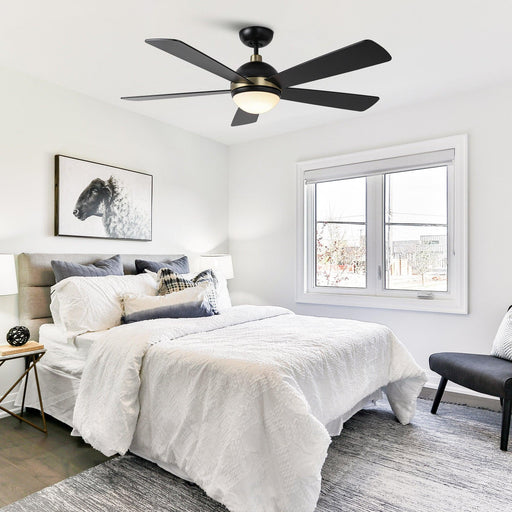 52" Indutrial 5 Blades Ceiling Fan with LED Lighting - Sweatfully